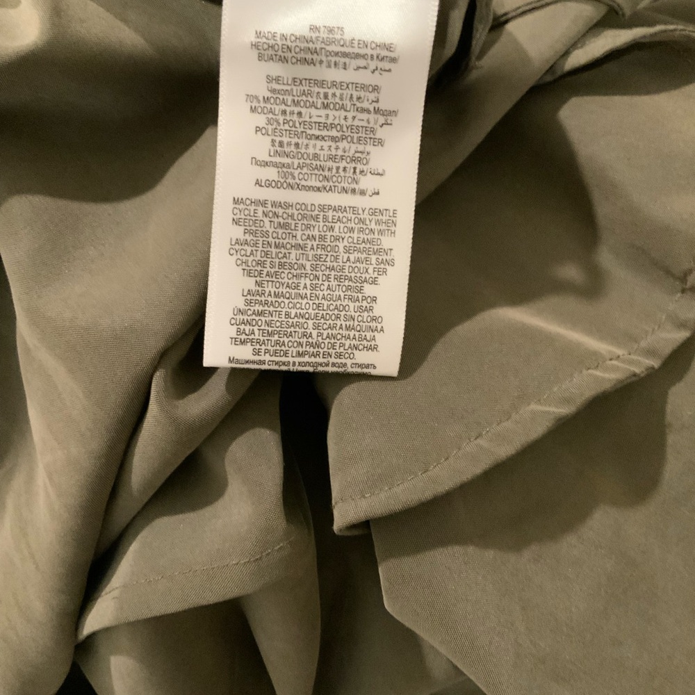 BCBG Sleeveless Trench Coat XS - Picture 5 of 5